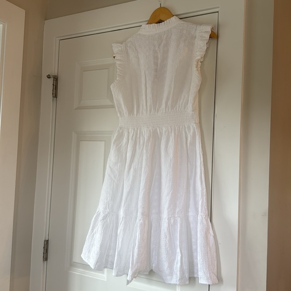 Boden Wren Double Cloth Short Dress NWT white size 4 - Picture 11 of 11